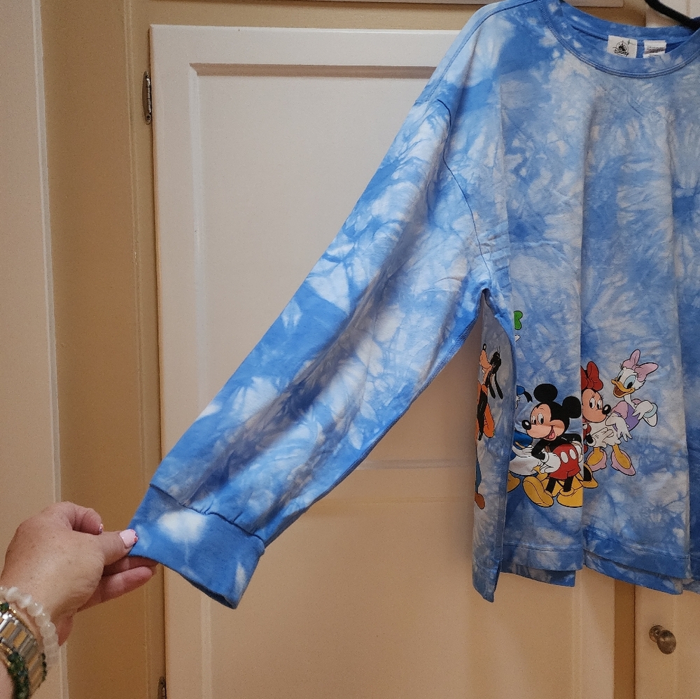 Disney Tie-Dye Unisex Character Long-Sleeve Spirit Jersey. NWT - Picture 11 of 15